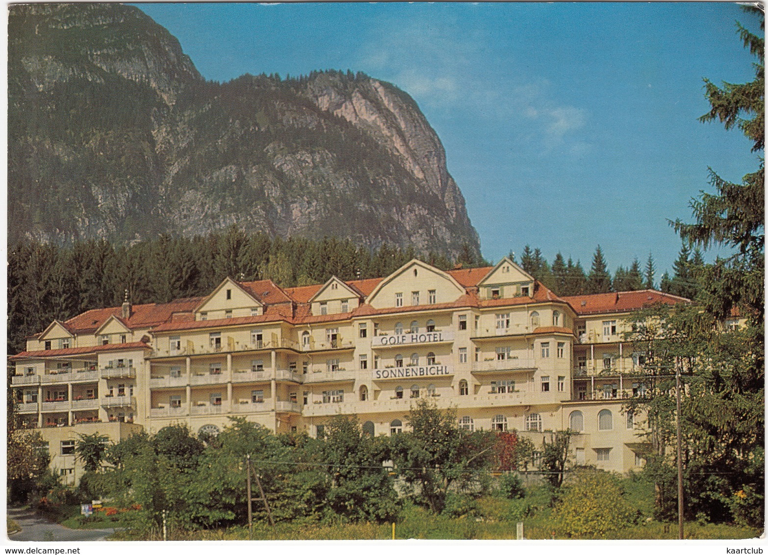 GOLF HOTEL 'Sonnenbichl' - Garmisch-Partenkirchen  - (Deutschland) - 1964 - Golf