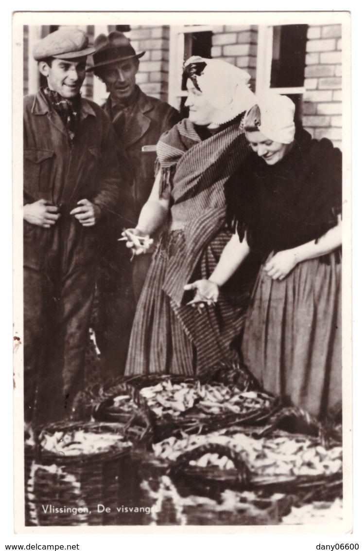 VLISSINGEN, DE VISVANGST (carte Photo Animée) - Autres & Non Classés