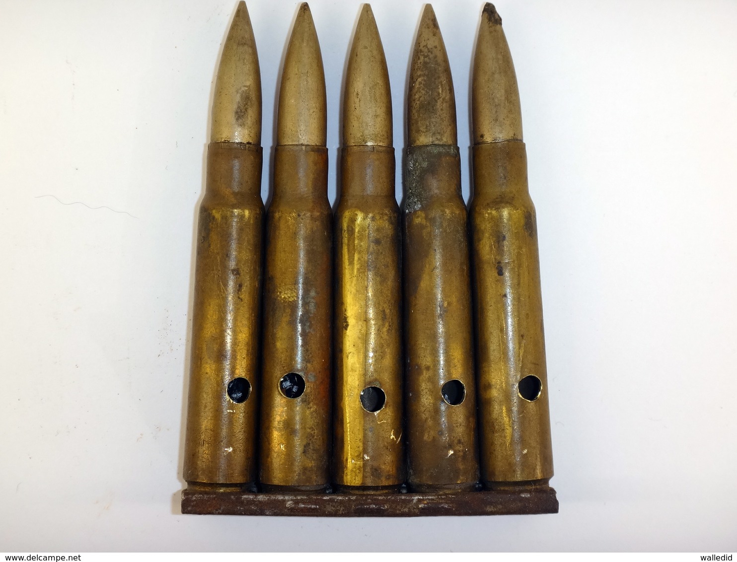 Lame-chargeur De 5 Cartouches 7.92 Mauser Allemandes WW1 - Neutralisées - 1914-18