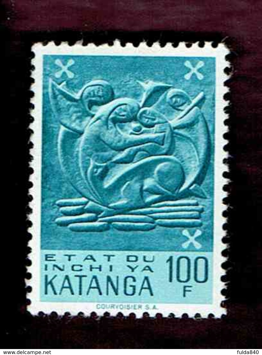 Katanga. OBP-COB. 1960 - N°65. *ART KATANGAIS.  100F. Neuf - Katanga