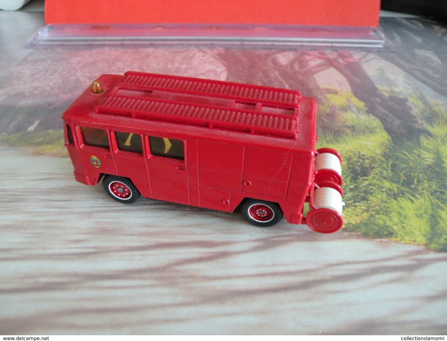 Véhicule De Pompier - Berliet GAK 17 Fourgon Mixte - 1/55 - SOLIDO FRANCE - N°26 - Pompiers