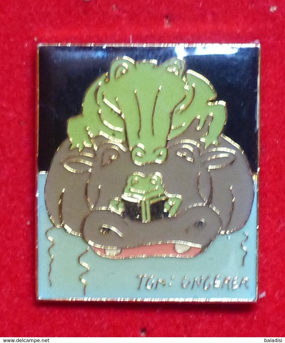 Pin's Pins CROCODILE HIPPOPOTAME GRENOUILLE - Ohne Zuordnung