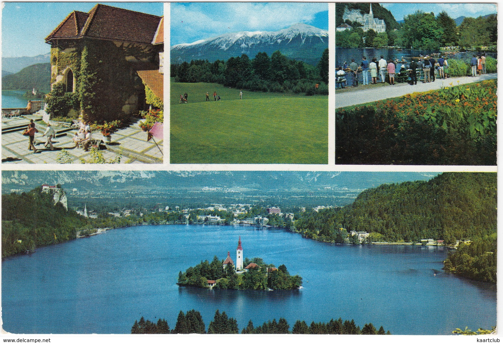 GOLF:  Bled - Golf  & Mariakirche - (Jugoslavija,YU.) - Golf