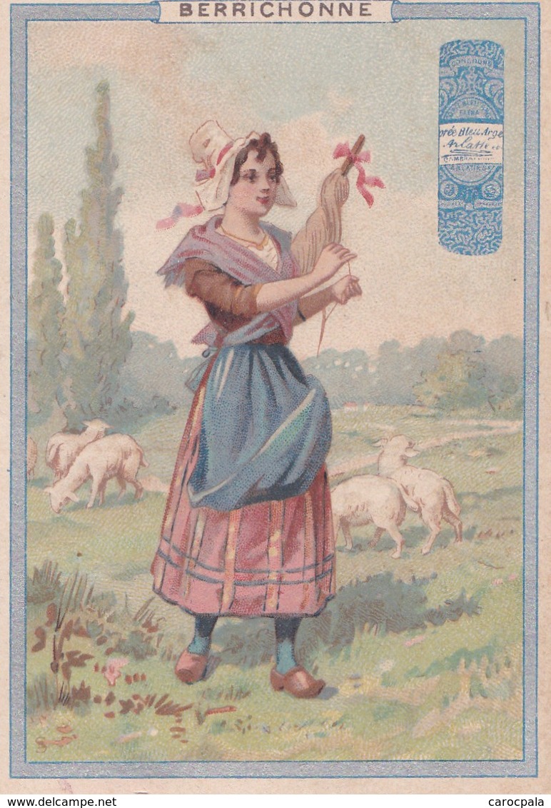 1900 BERRICHONNE : Belle Illustration (publicité Chicorée Arlatte Cambrai) - Autres & Non Classés