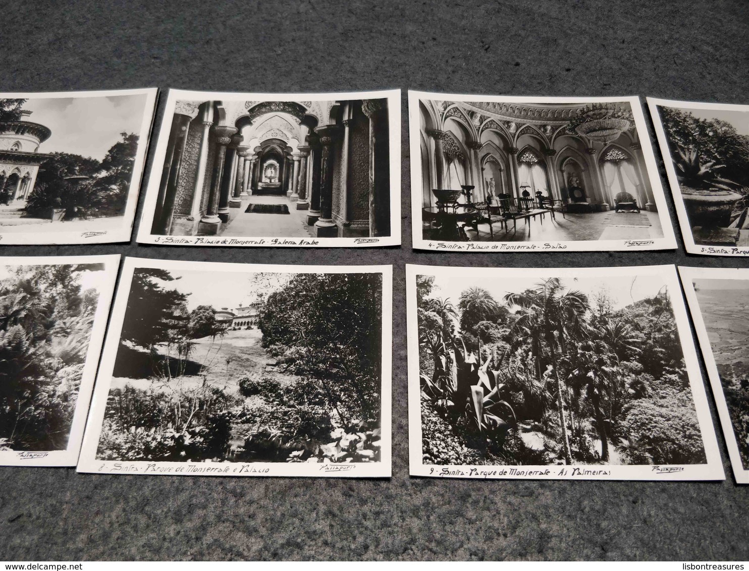 ANTIQUE PORTUGAL SINTRA PHOTOS CARNET " RECORDAÇÃO DO PALACIO DE MONSERRATE" - Autres & Non Classés