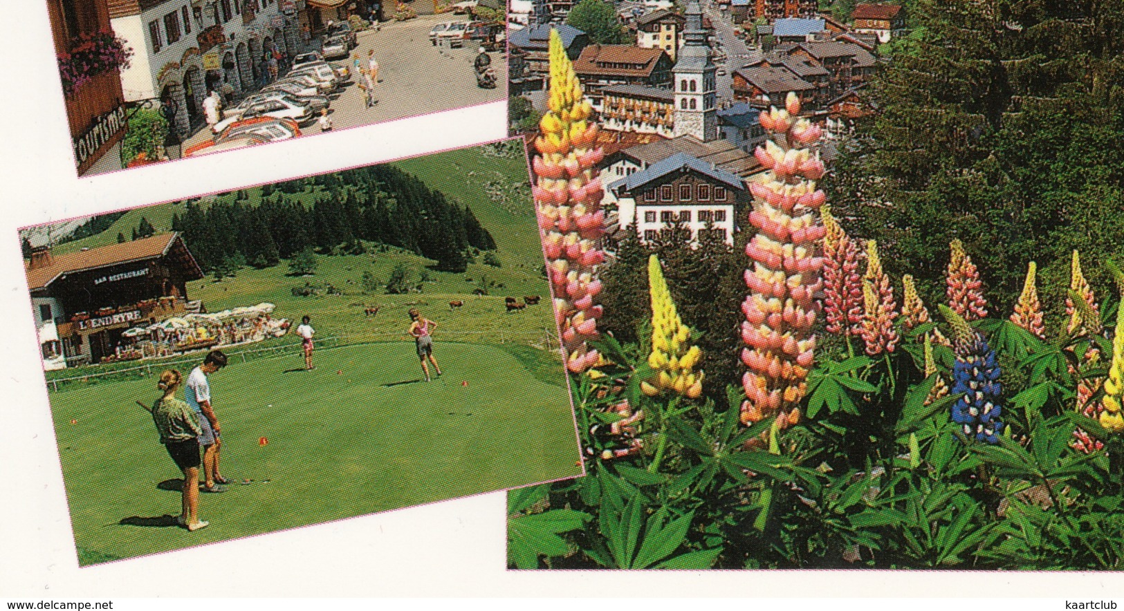 GOLF:  La Clusaz (Haute-Savoie, France) - GOLF - Restaurant L'Endryre - Altitude 1100/2650 M. - Golf