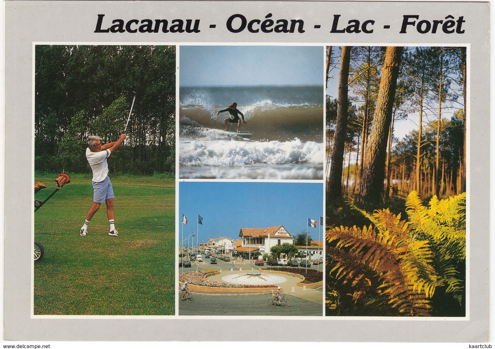 GOLF:  Lacanau-Ocean  - Lac - Foret - Golf - (Gironde, France) - Golf