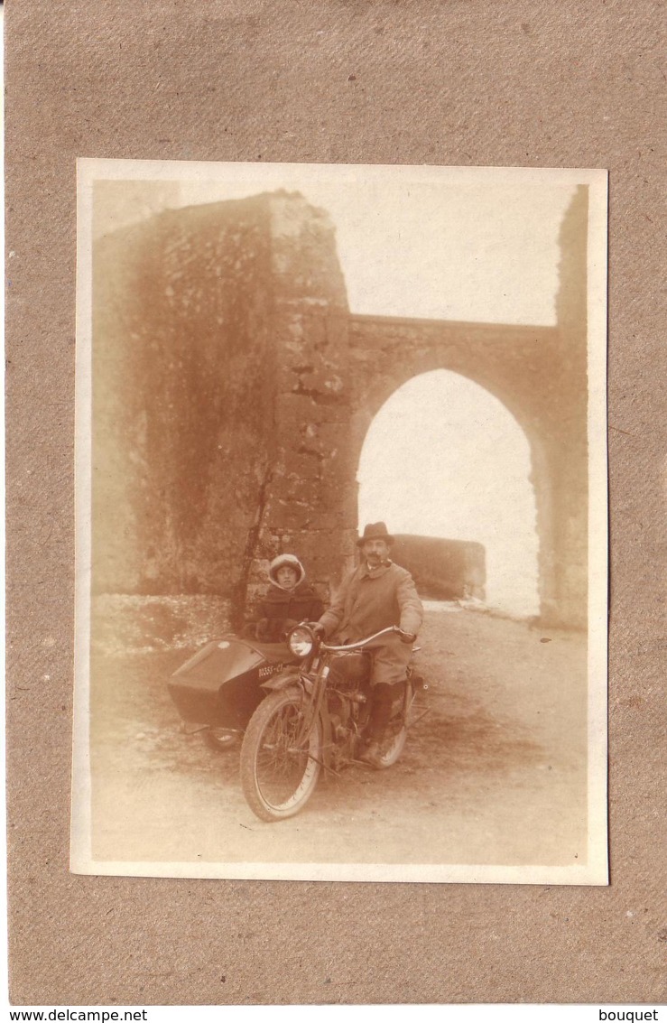 PHOTOS - PHOTO - MOTO , MOTOCYCLETTE - MOTO SIDE CAR , MARQUE  A IDENTIFIER - Autres & Non Classés