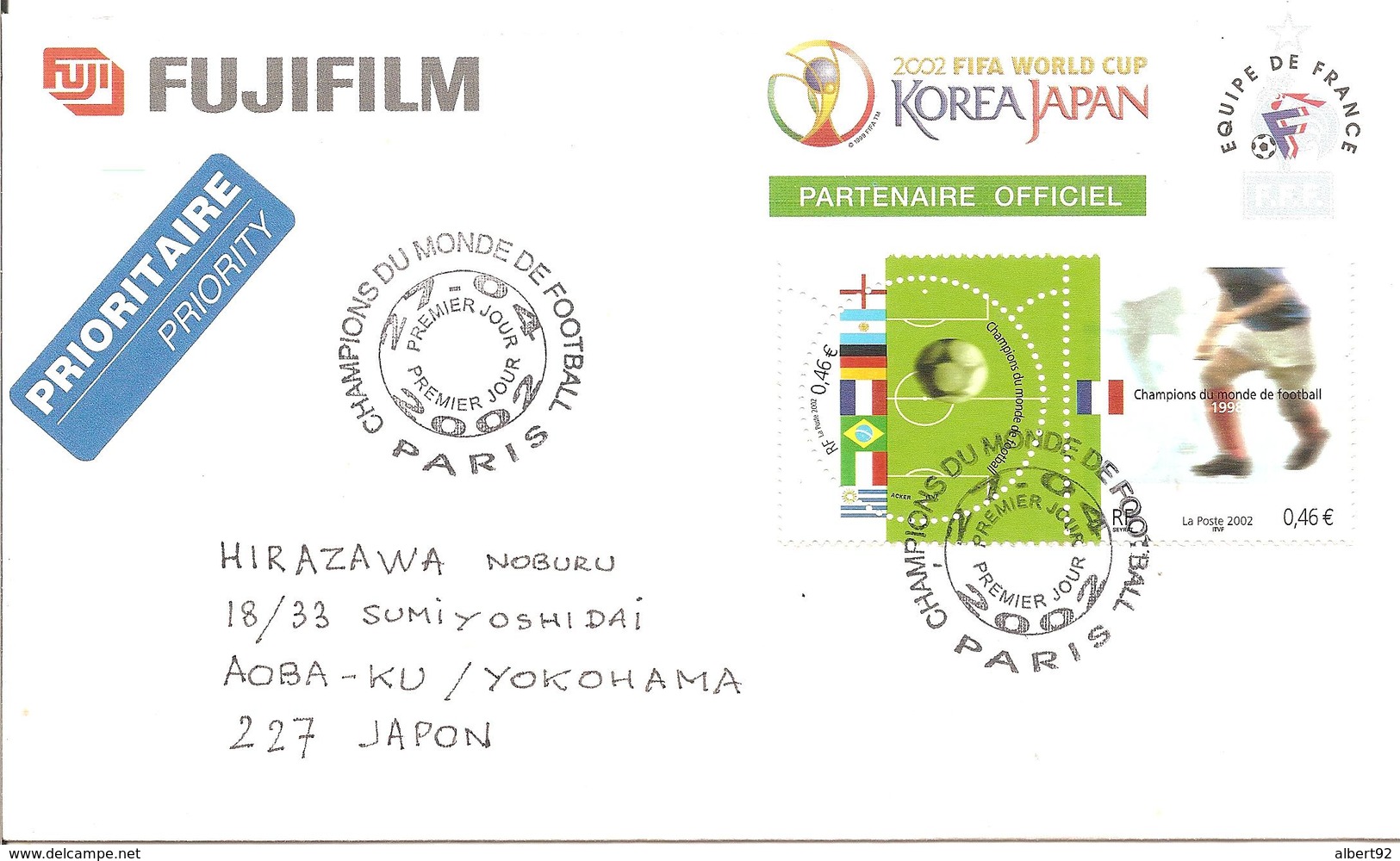 2002 Coupe Du Monde De Football .Fujifilm Partenaire Officiel - 2002 – Südkorea / Japan