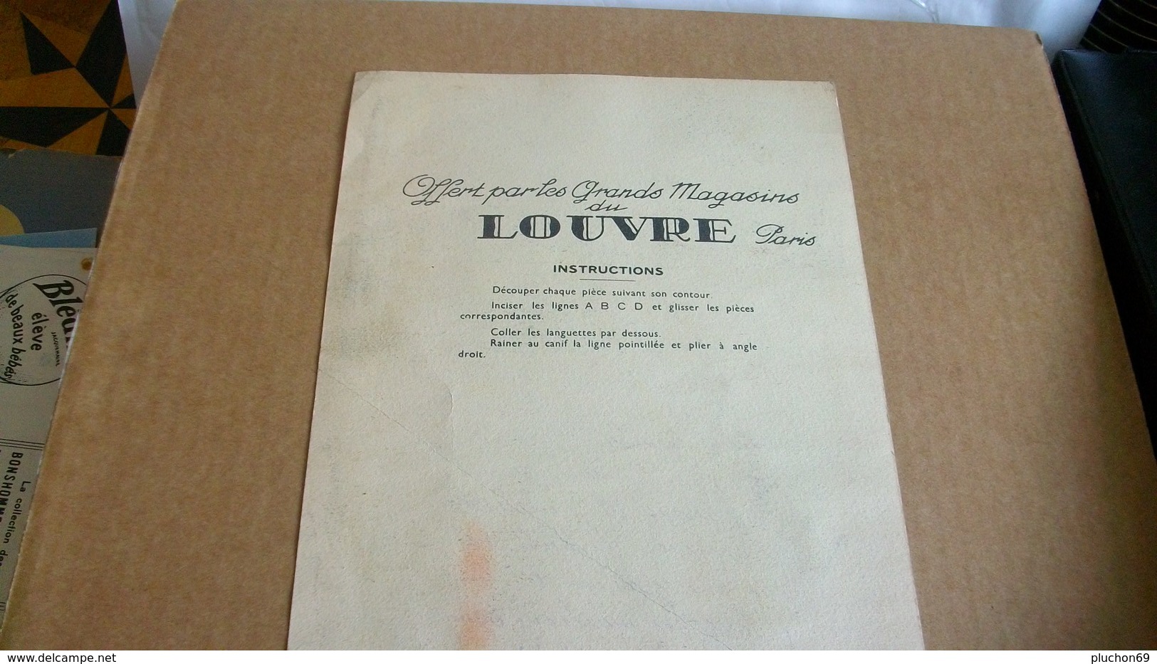 Découpage Construction Offertes Par Les Grands Magasins Du Louvre - Unclassified