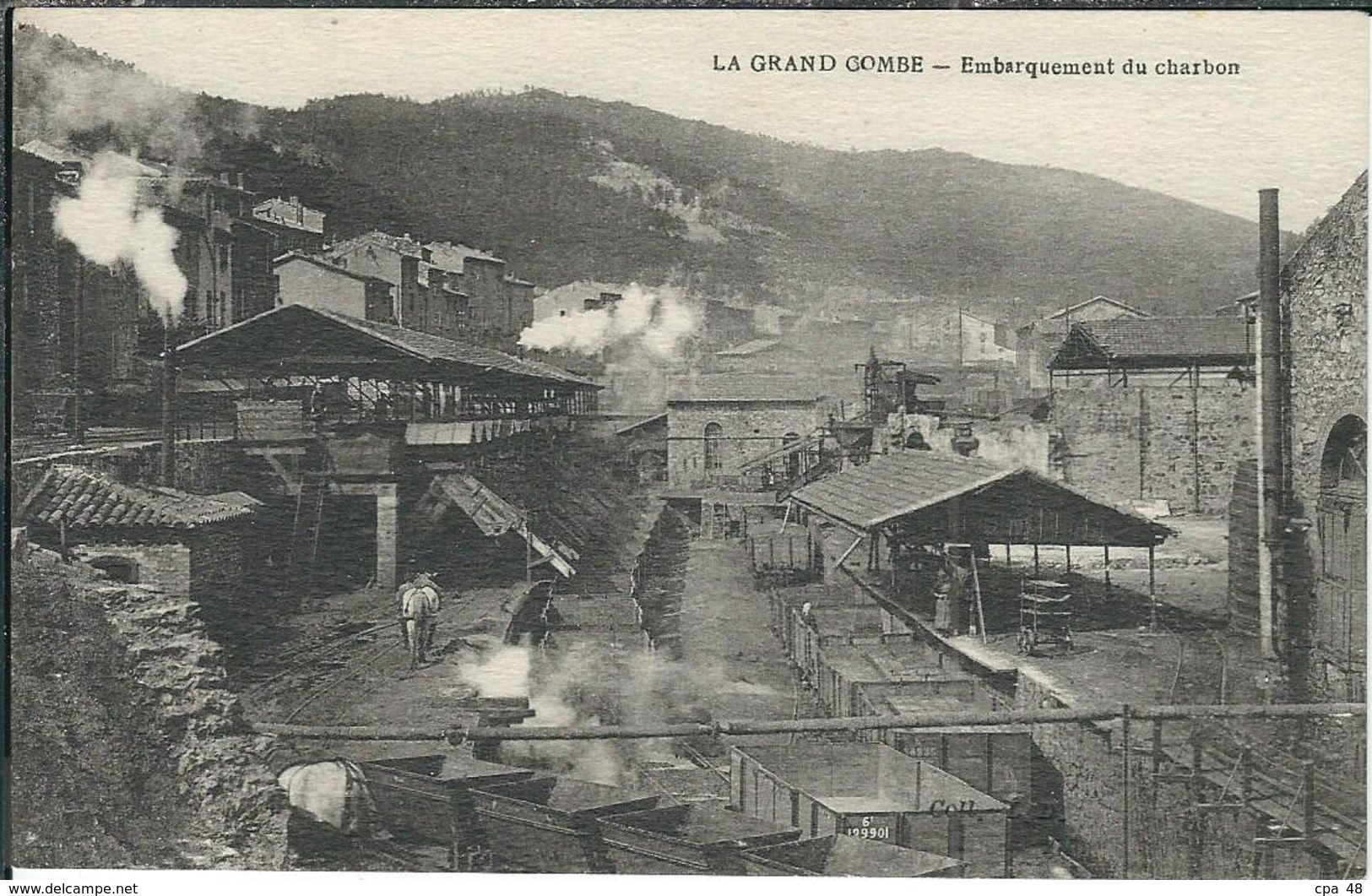 Gard : La Grand Combe, Embarquement Du Charbon - La Grand-Combe