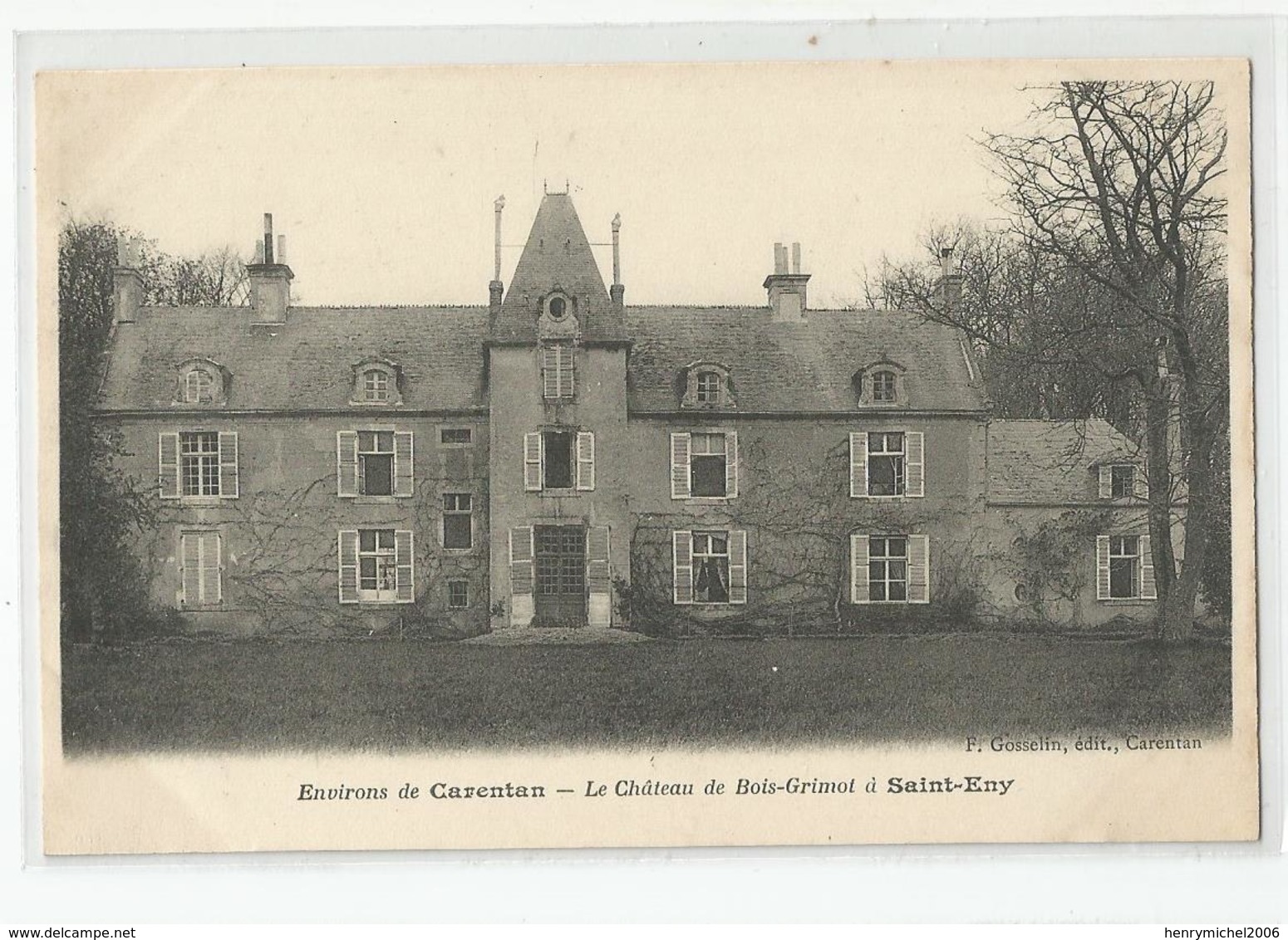 50 - Manche - Env De Carentan - Le Chateau De Bois Grimont A Saint Eny - Carentan