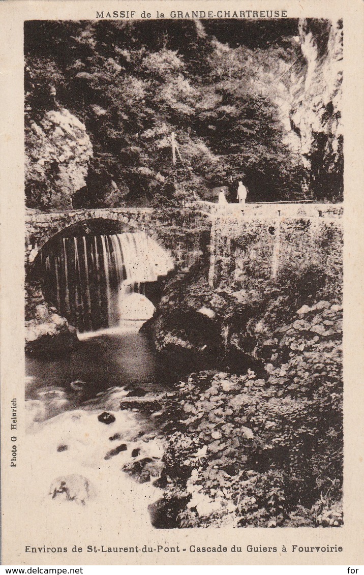 Isère : SAINT-LAURENT-du-PONT : Cascade Du Guiers à Fourvoirie - Saint-Laurent-du-Pont