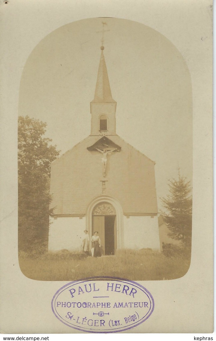 SAINT-LEGER : TRES RARE CARTE PHOTO - La Chapelle De Wachet - Saint-Leger