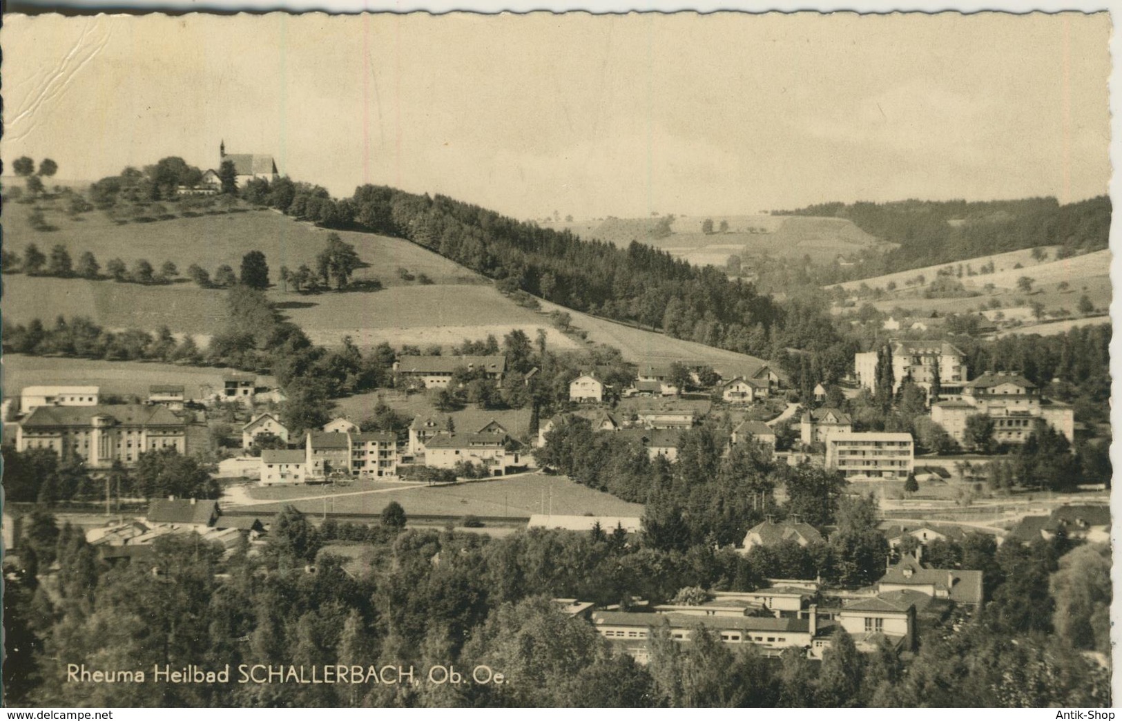 Bad Schallerbach V. 1960 Teil-Dorf-Ansicht  (1412) - Bad Schallerbach