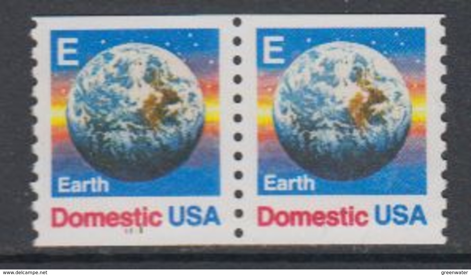 USA 1988 Earth / Domestic 2v From Booklet ** Mnh (40746C) - Ongebruikt