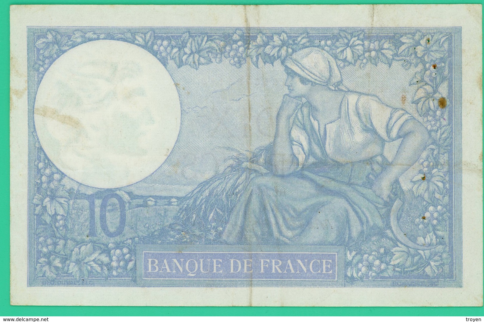 10 Francs - France -  Minerve - N° L.76676 114 / RU.26=9=1940.RU.. - TTB -- - 10 F 1916-1942 ''Minerve''