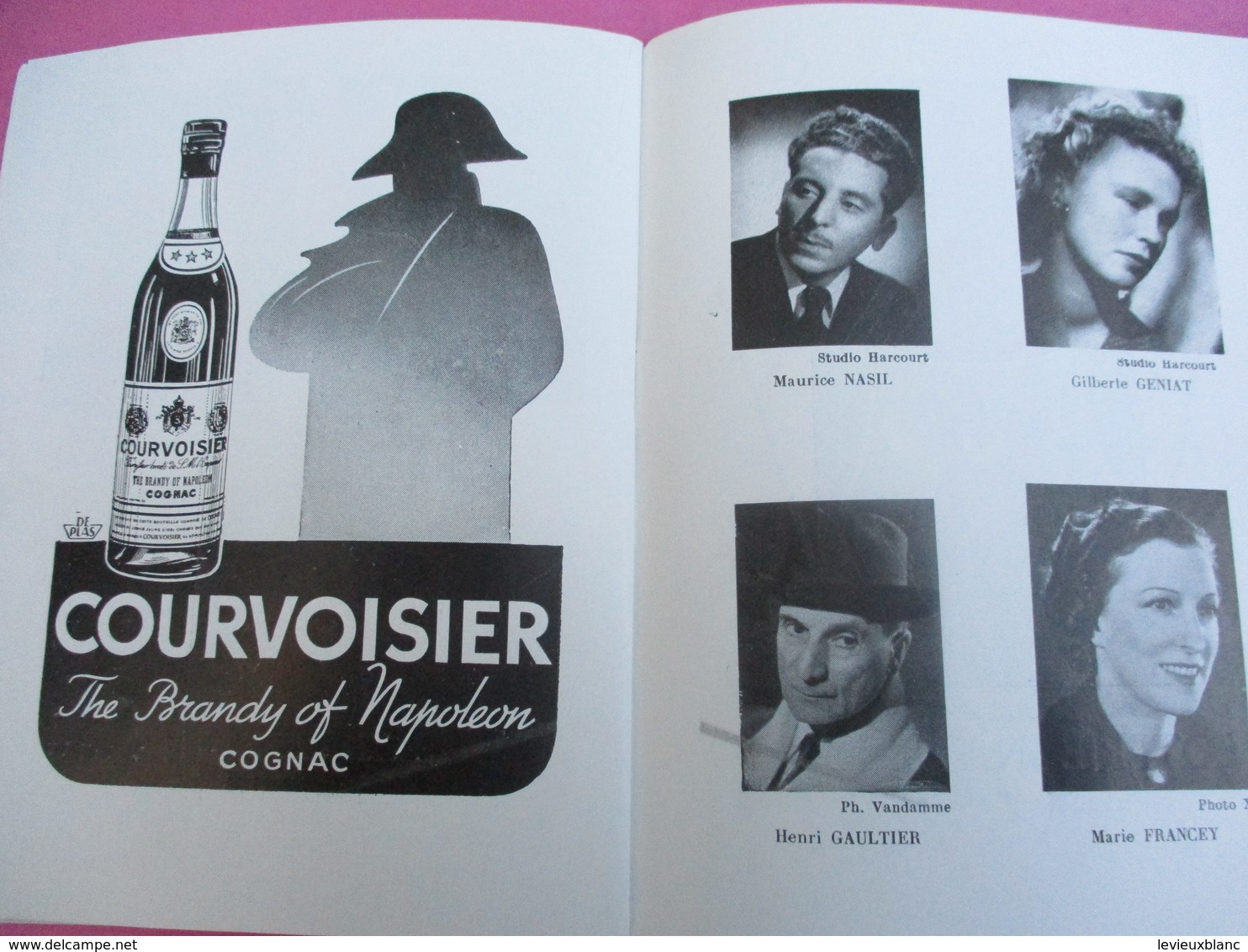 Théâtre MONTPARNASSE Gaston BATY/ Le Voyageur sans Bagage/Anouilh/ Michel VITOLD/ Saison 1950-1951   PROG175