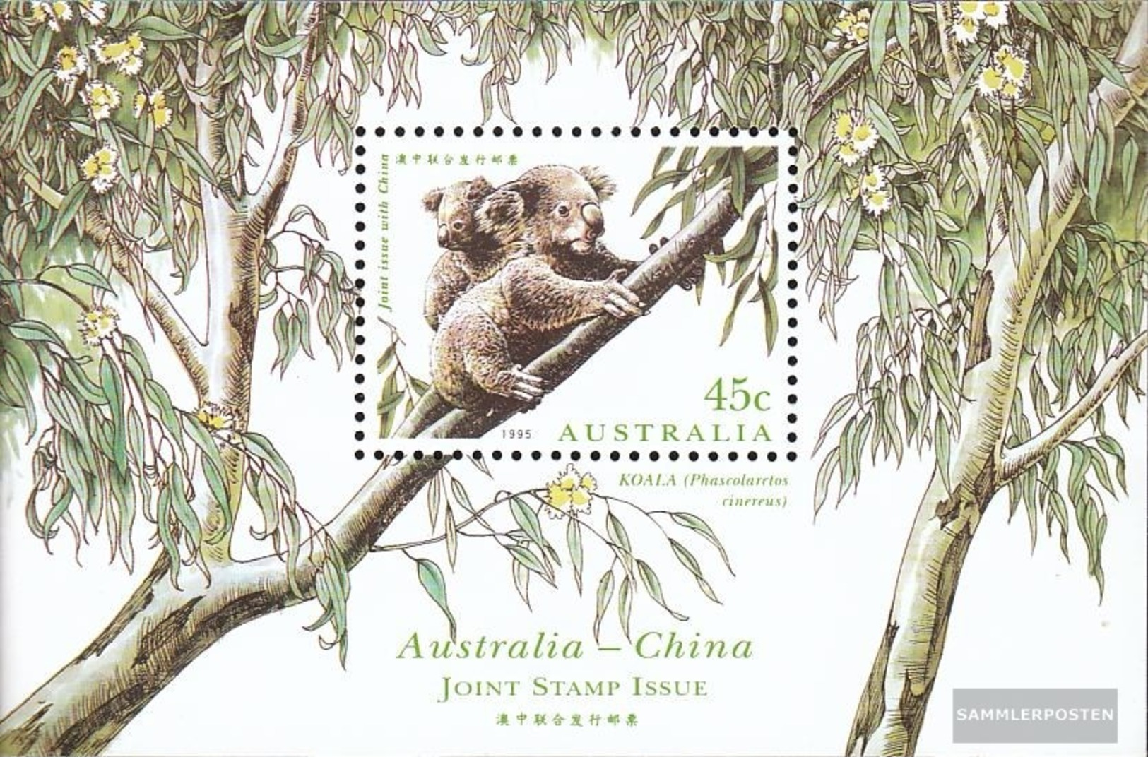 Australien Block 18 (completa.Problema.) MNH 1995 Rare Animali - Ungebraucht