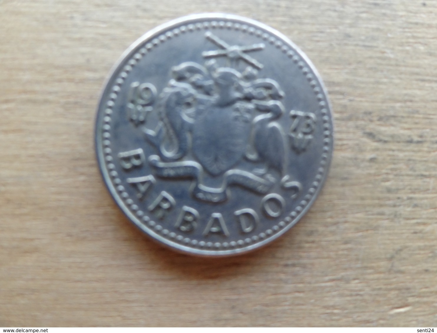 Barbades  25  Cents  1973  Km 13 - Barbades