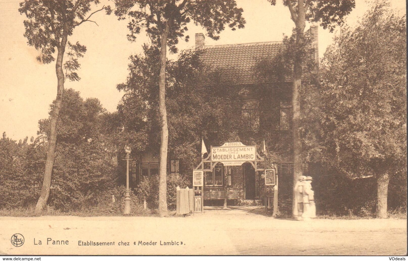 CPA - Belgique - Flandre Occidentale - La Panne - Etablissement Chez "Moeder Lambic" - De Panne