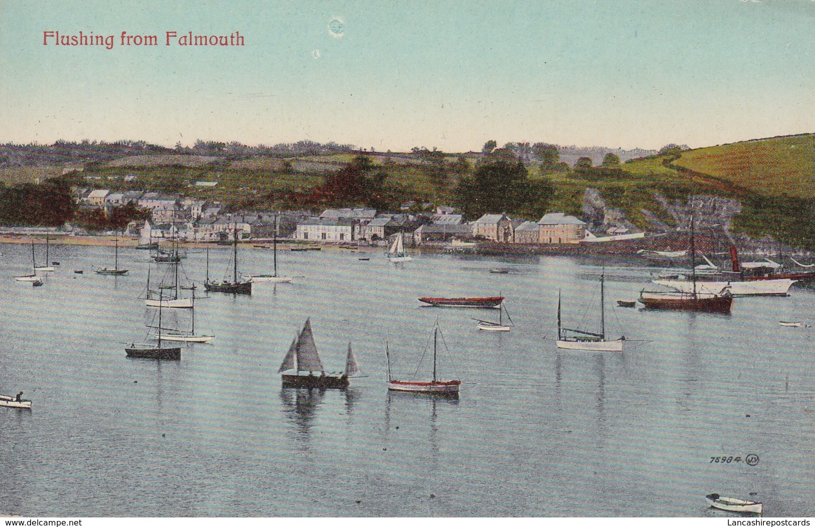 Postcard Flushing From Falmouth My Ref  B12554 - Falmouth