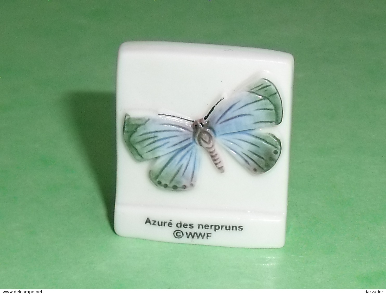 Fèves / Animaux : Papillon , Azuré Des Nerpruns  ,  WWF    T102 - Animaux