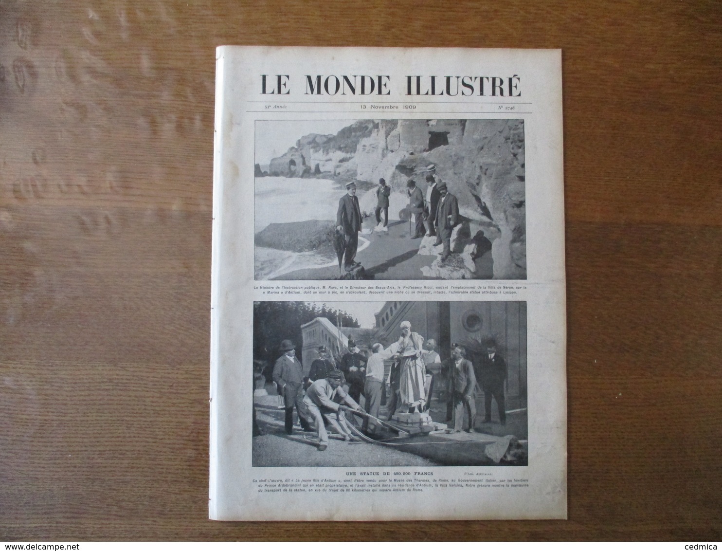 LE MONDE ILLUSTRE N°2746 13 NOVEMBRE 1909 IMPRESSIONS SUR CONSTANTINOPLE,PROCES DE Mme STEINHEIL,LA LIGNE DE CERDAGNE,M. - 1900 - 1949