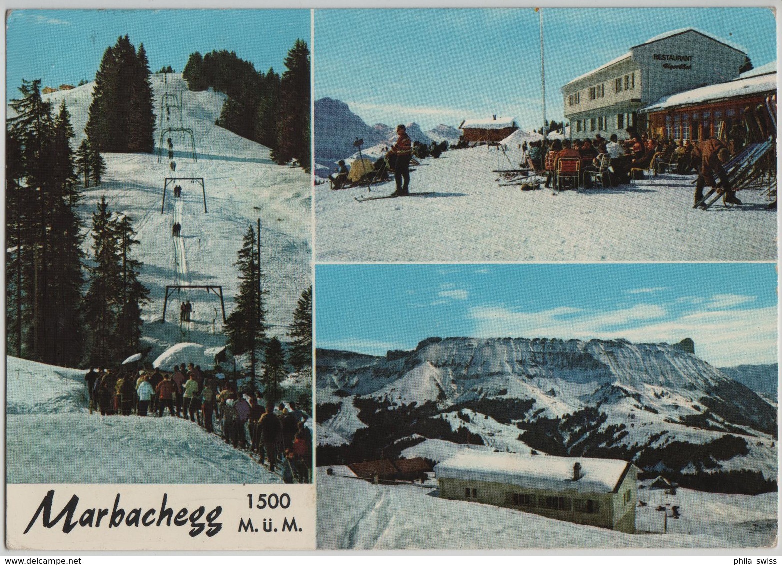 Marbachegg - Berggasthaus Eigerblick, Gondelbahn, 3 Skilifte - Marbach