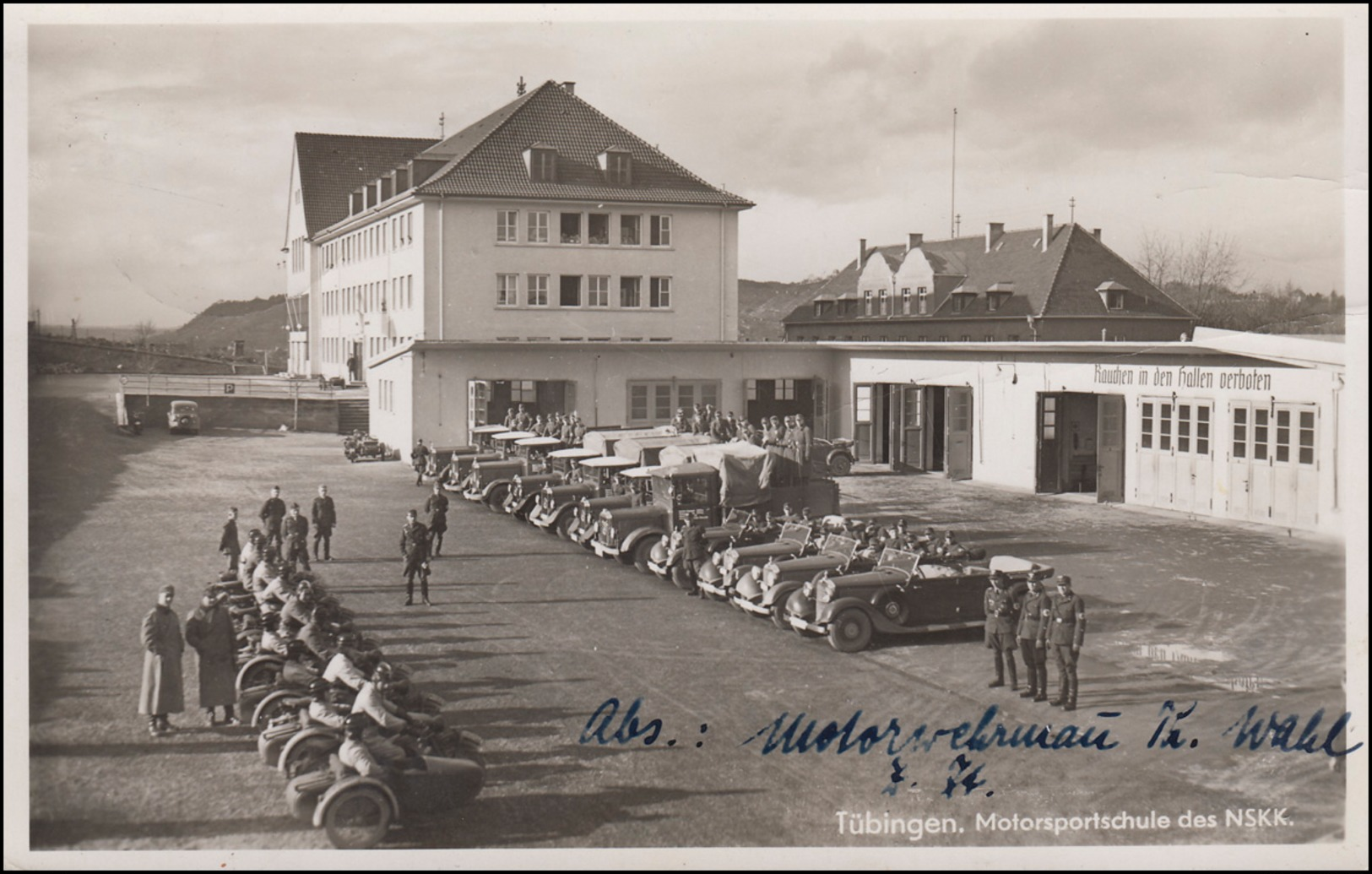 AK Tübingen - Motorsportschule Des NSKK, TÜBINGEN 28.2.39 Nach Pfullingen - Sonstige & Ohne Zuordnung