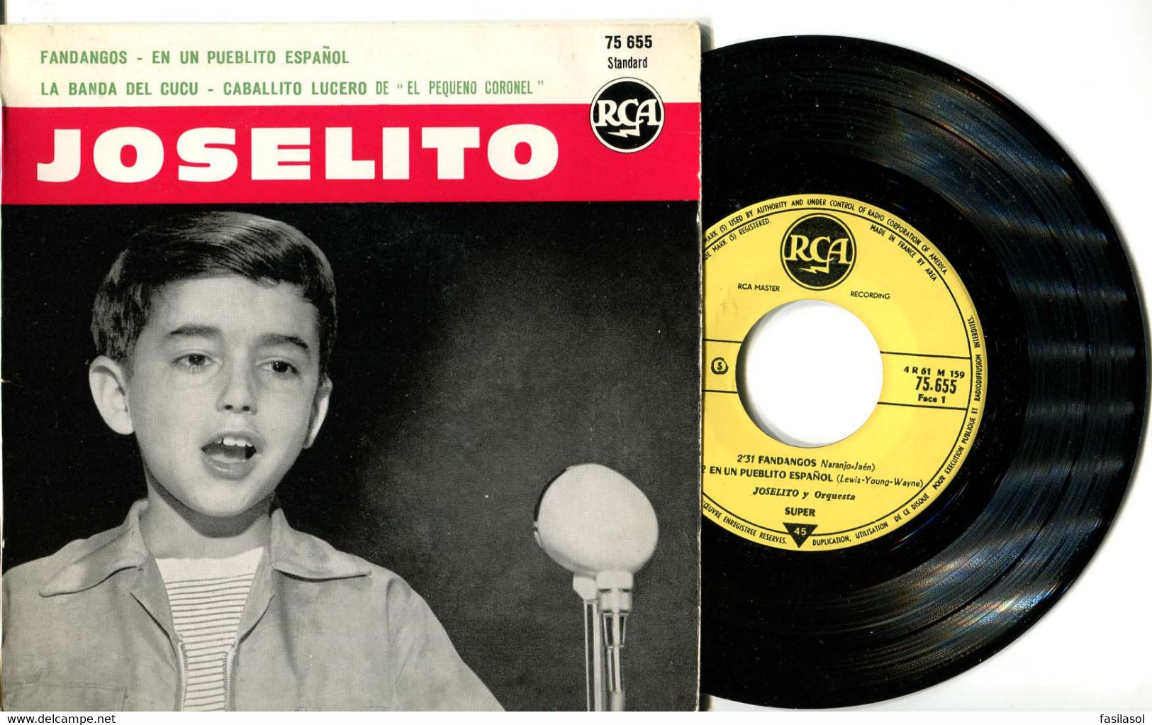 EP 45tours : Joselito : Fandangos - La Banda Del Cucu (1961) - Other - Spanish Music
