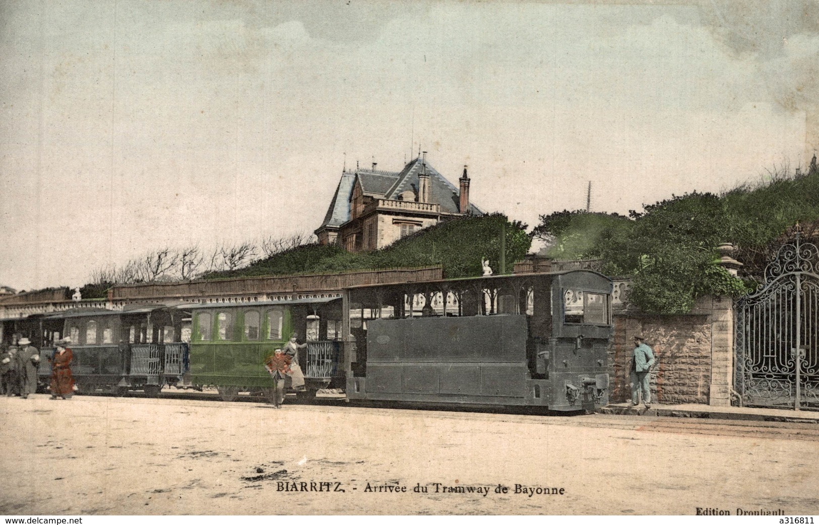 BIARRITZ  ARRIVEE DU TRAMWAY DE BAYONNE - Biarritz