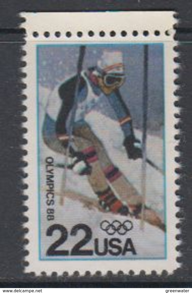 USA 1988 Winter Olympics 1v ** Mnh (40746H) - Ongebruikt