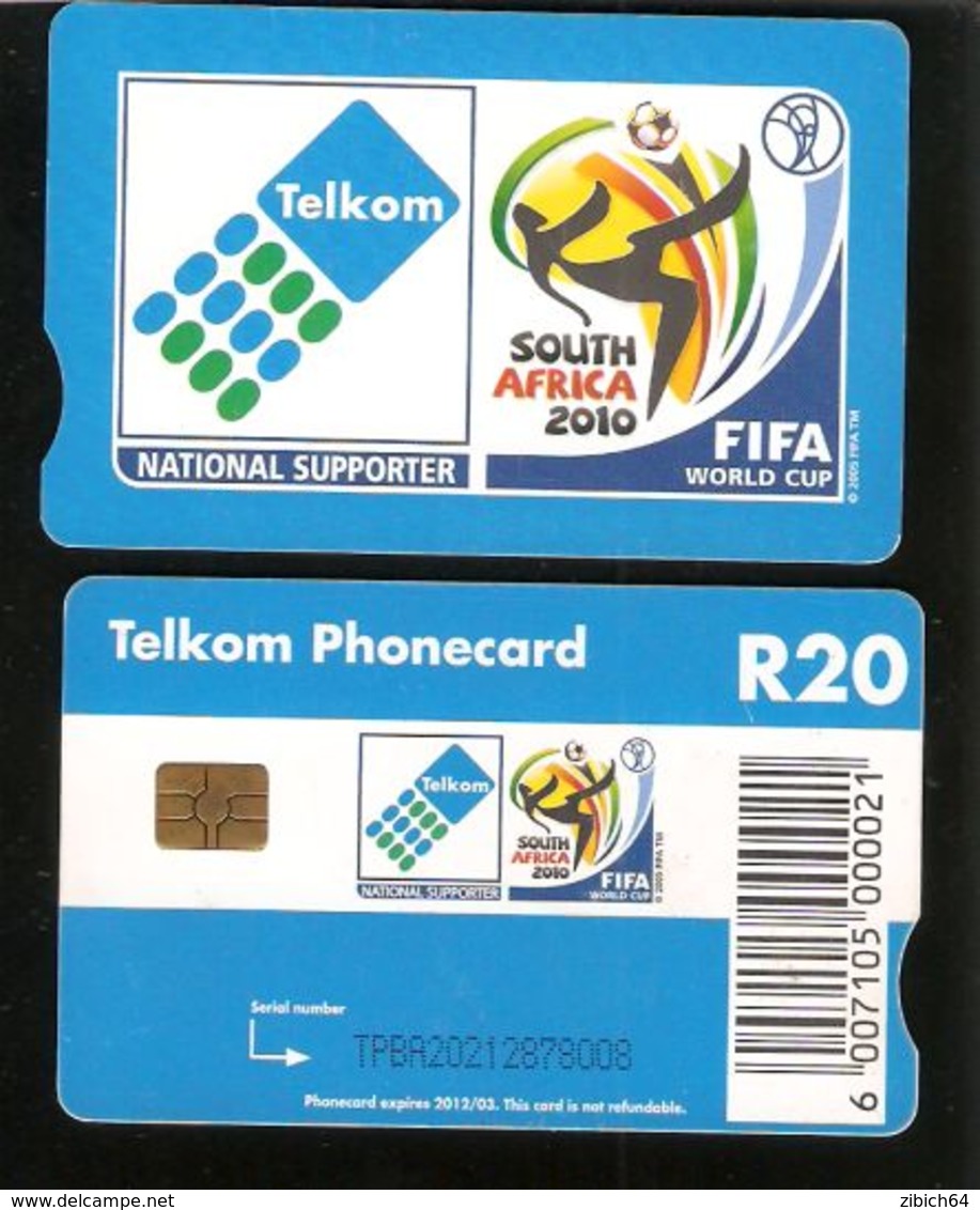 SOUTH AFRICA -   Chip Phonecard - SPORT - Football - Puzzles