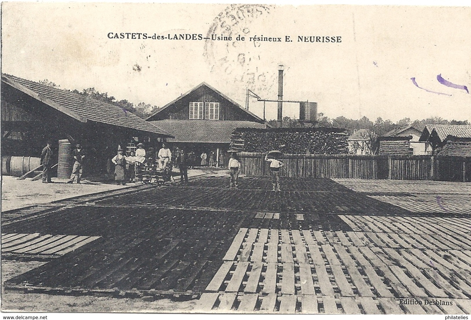 CASTETS USINE NEURISSE 1918 - Castets