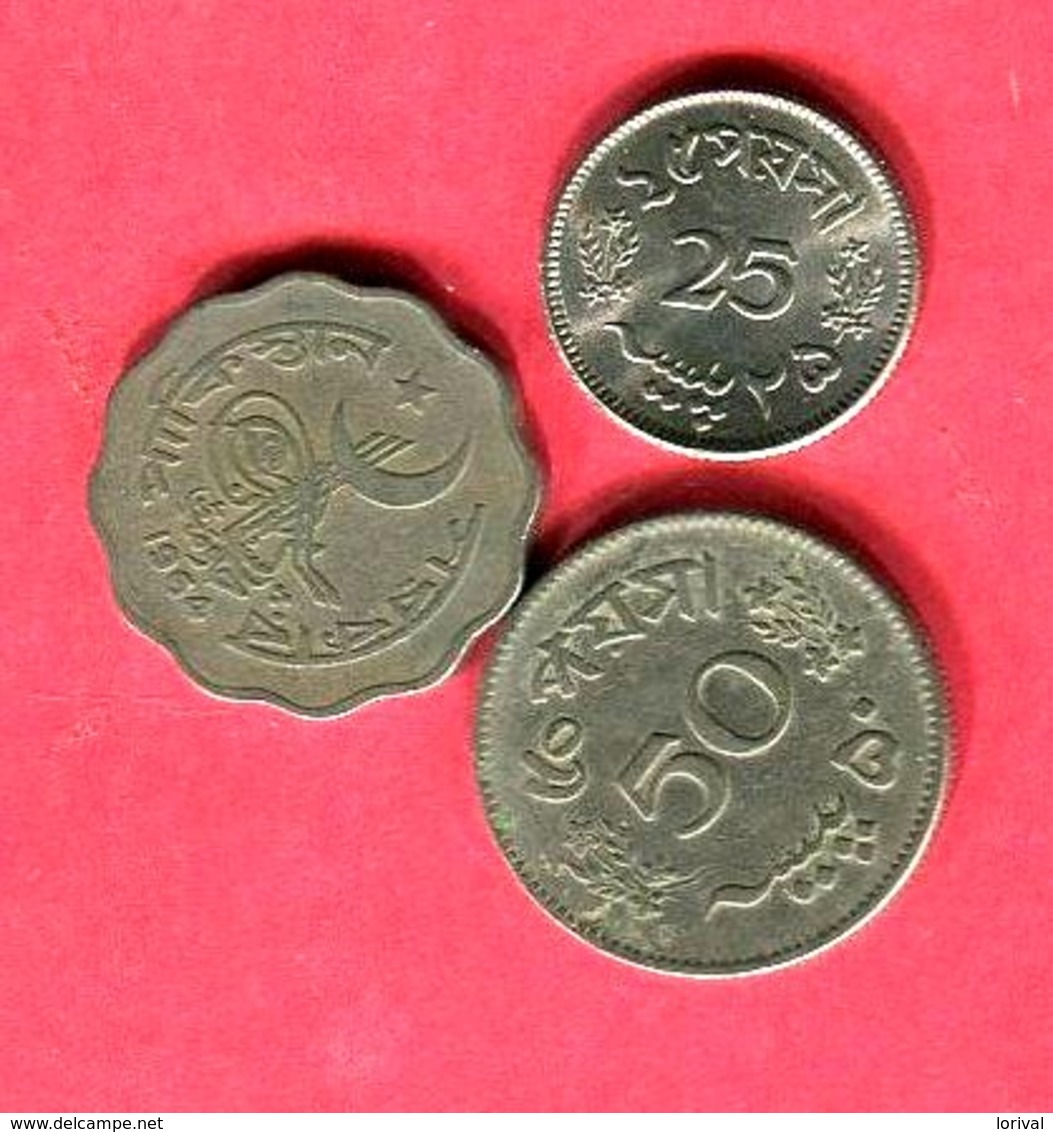 LOT 3 MONNAIES DIFFERENTES TB+ 2,5 - Pakistan