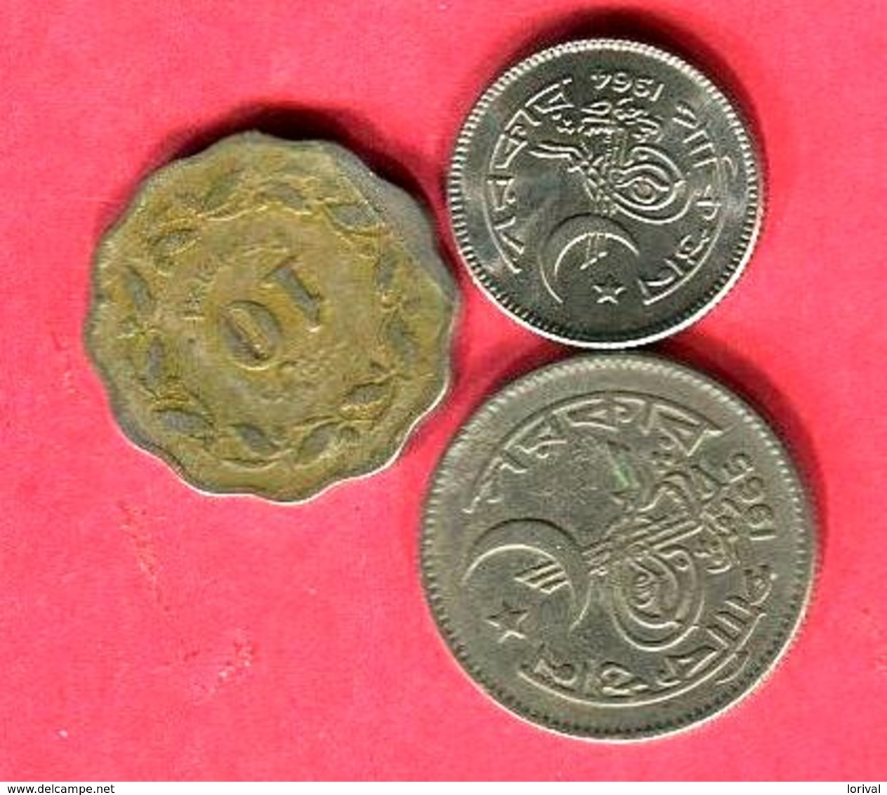 LOT 3 MONNAIES DIFFERENTES TB+ 2,5 - Pakistan