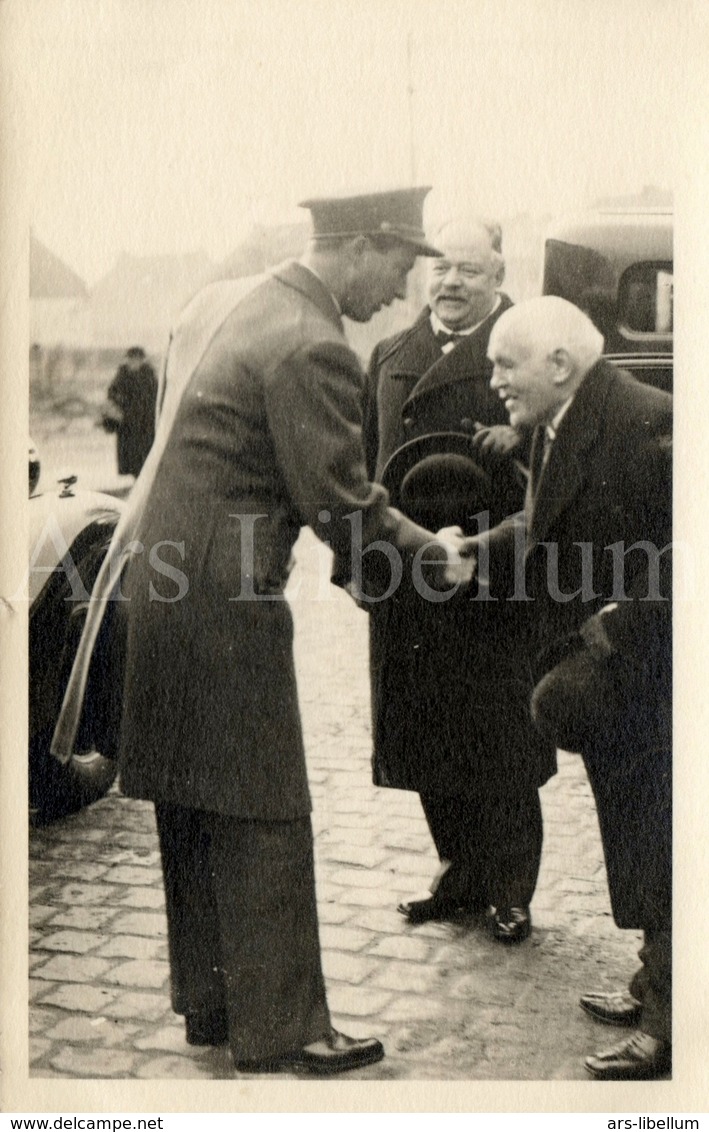 Postcard / ROYALTY / Belgique / België / Roi Leopold III / Koning Leopold III / Borinage / Monsville / Quaregnon / 1937 - Quaregnon
