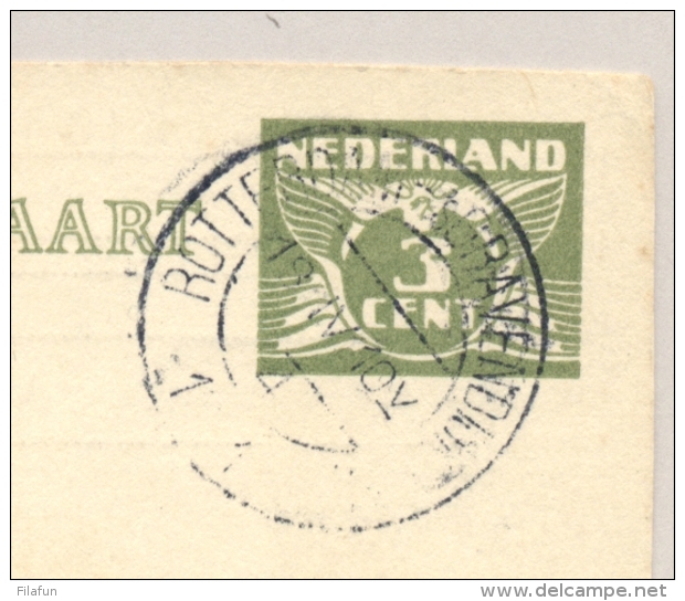 Nederland - 1931 - 3 Cent Arbeidslijstkaart G15a Met KB-stempel ROTTERDAM - 's GRAVENDIJKWAL / 4 - Poststempels/ Marcofilie