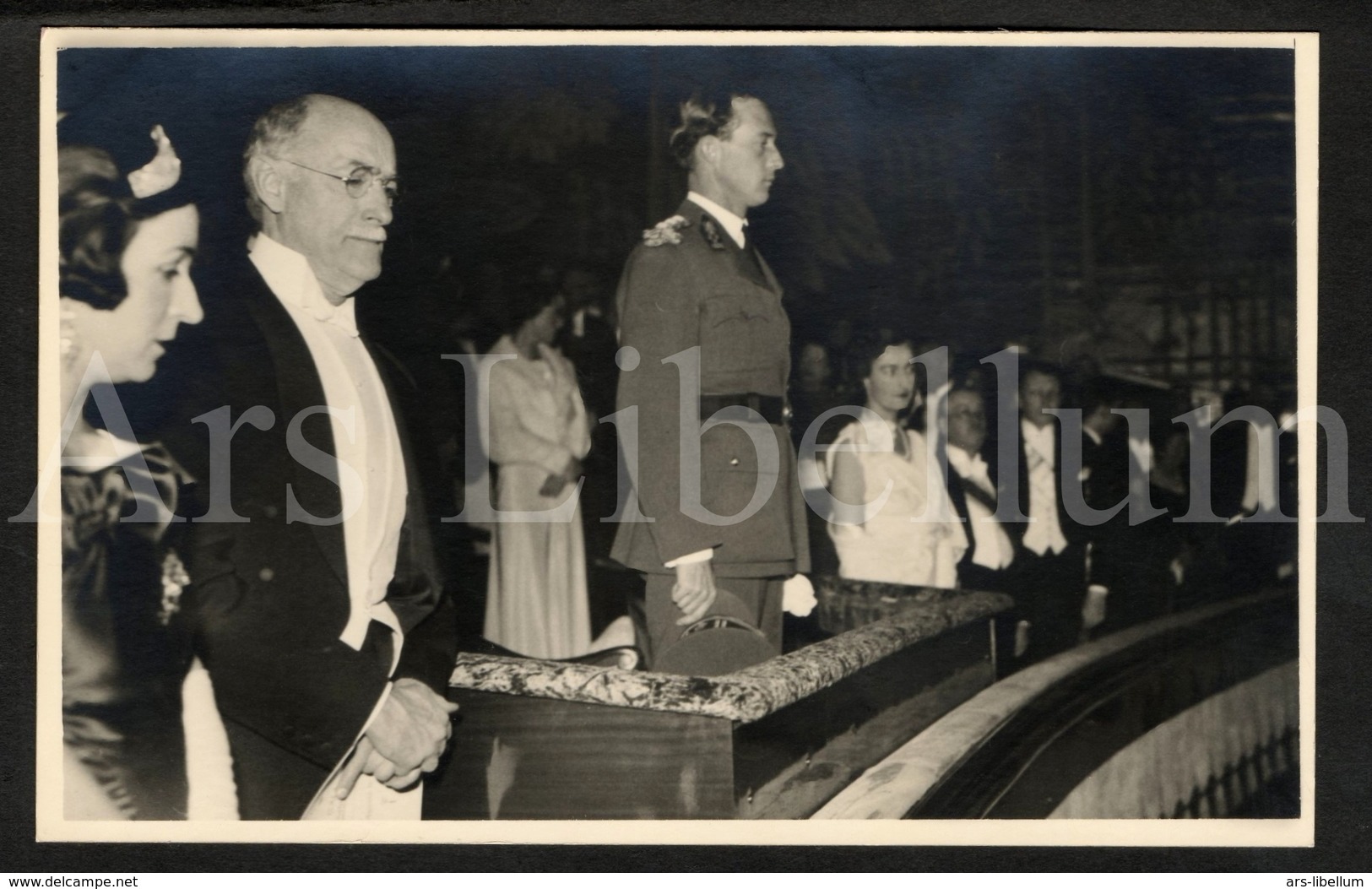 Postcard / ROYALTY / Belgique / België / Roi Leopold III / Koning Leopold III / Le Cinéma / Eldorado / Bruxelles / 1937 - Personnages Célèbres