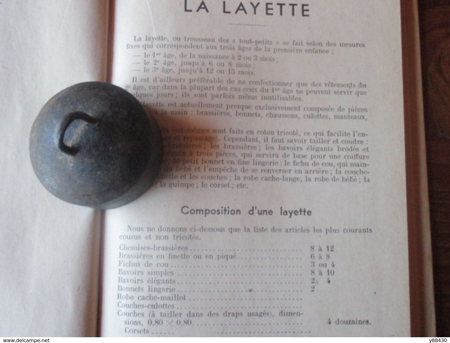 METHODE DE COUPE ET D'ASSEMBLAGE de vêtements - livre de 1948 - par Melle C. CHAPUT - 154 pages - 25 photos