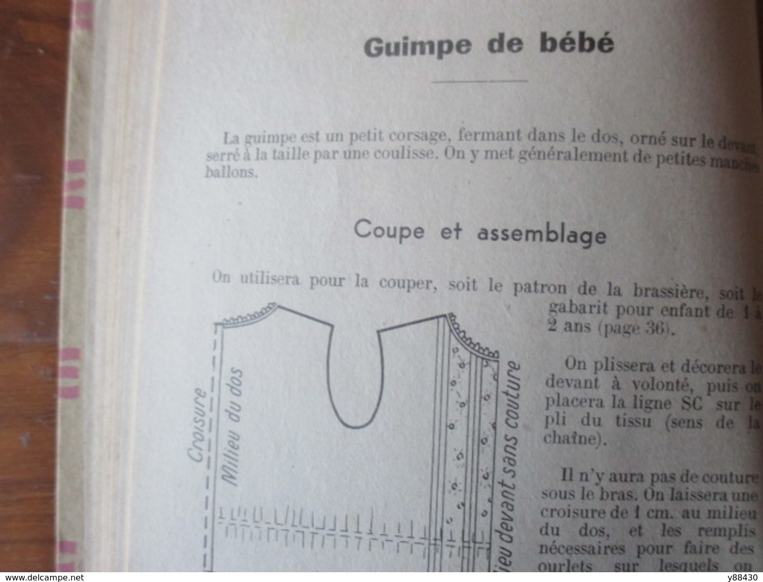 METHODE DE COUPE ET D'ASSEMBLAGE de vêtements - livre de 1948 - par Melle C. CHAPUT - 154 pages - 25 photos