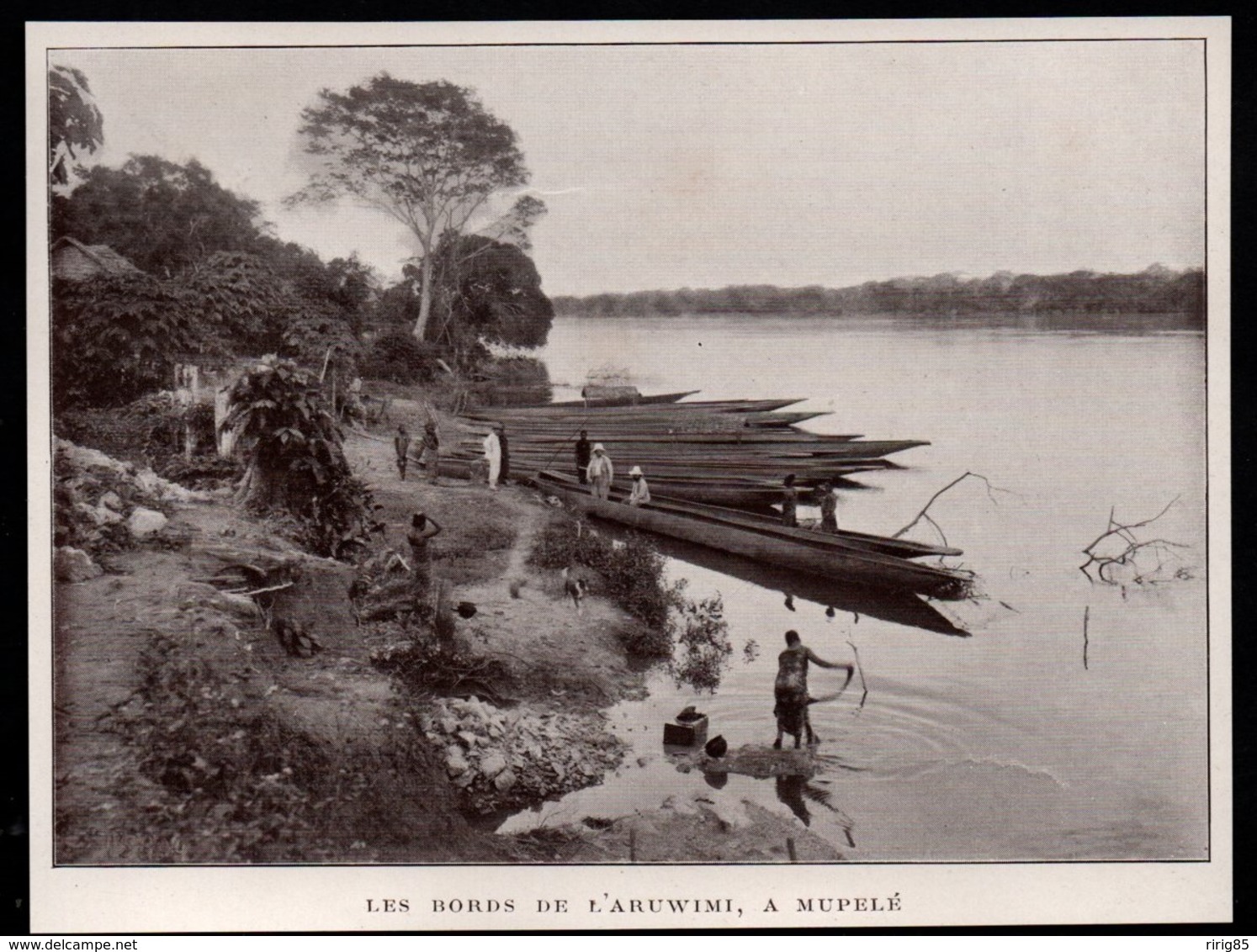 1911  --  CONGO BELGE  BORDS DE L ARUWIMI A MUPELE   3P881 - Non Classés