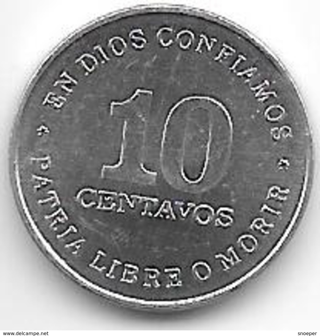 *nicaragua 10 Centavos 1987 Km 56 Bu/ms65 - Nicaragua