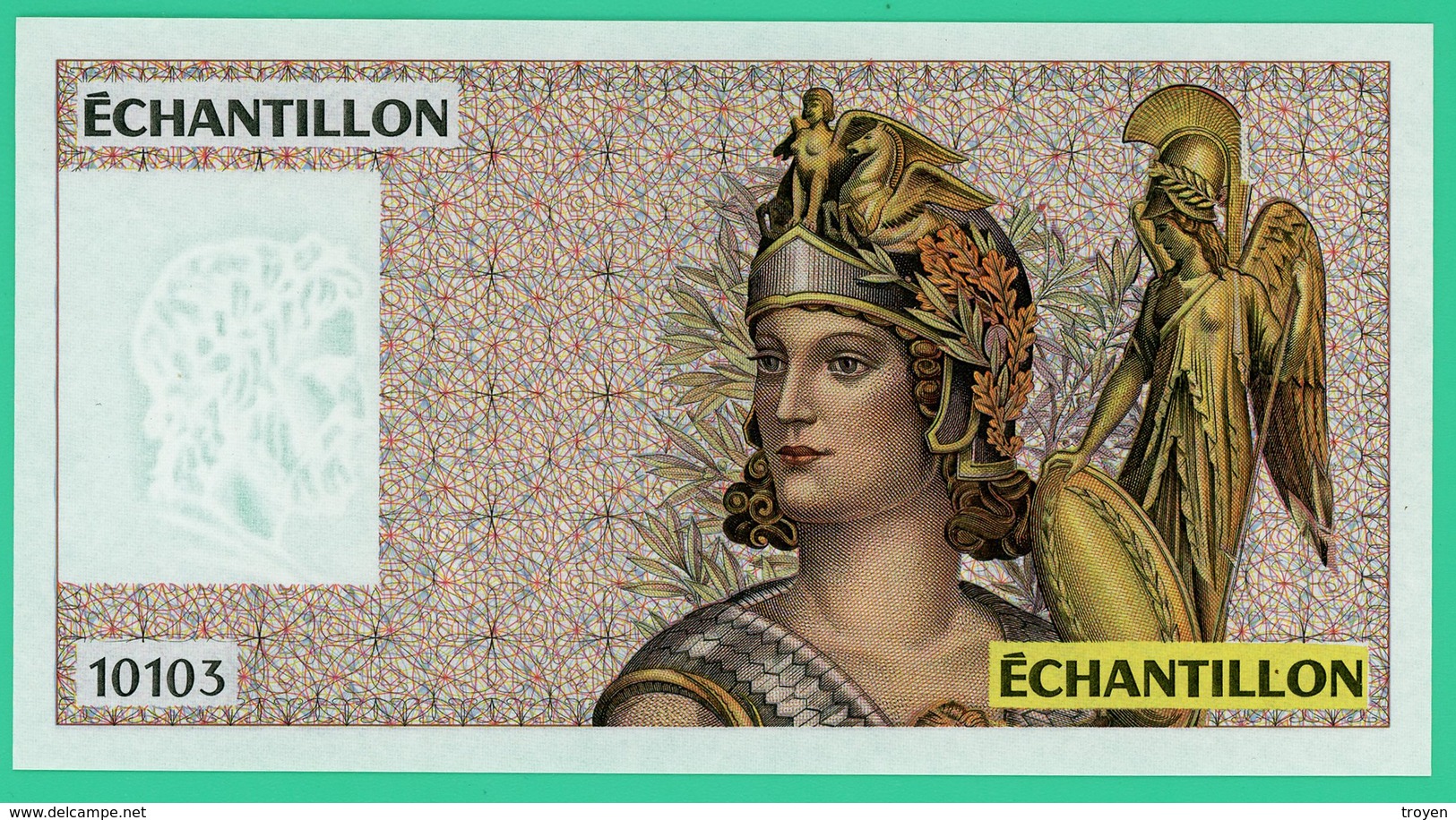 100 Francs Delacroix - France - Factice  Pour Test Des Distributeurs De Billets  - Spl - - Ficción & Especímenes