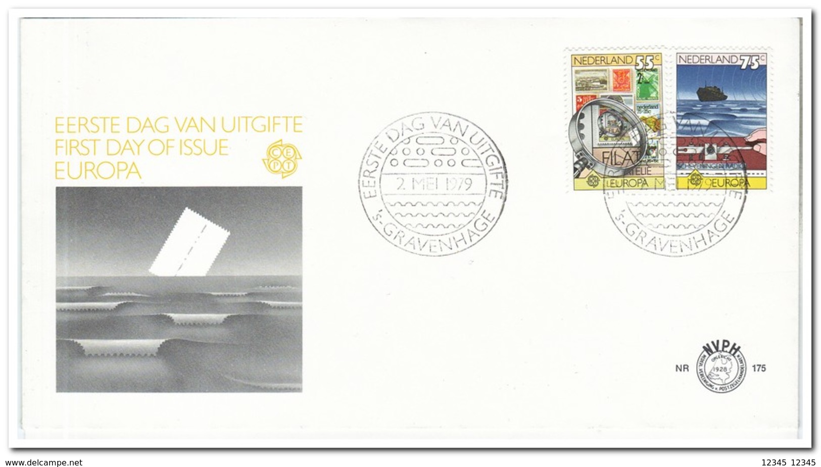 Nederland 1979, FDC 175, Europe, Cept - FDC