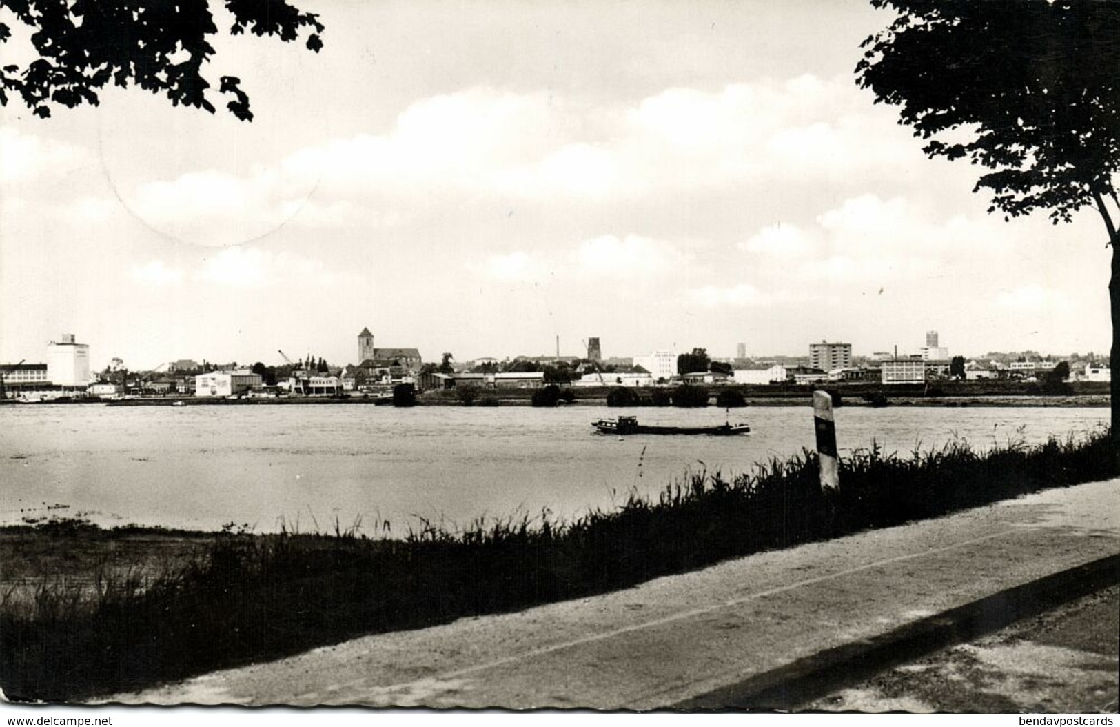 WESEL Am Rhein, Panorama (1963) AK - Wesel