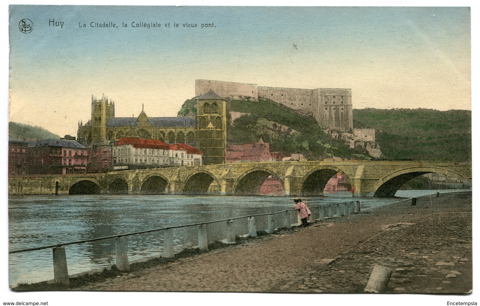 CPA - Carte Postale - Belgique - Huy - La Citadelle - La Collégiale Et Le Vieux Pont - 1922 ( SV5680) - Huy