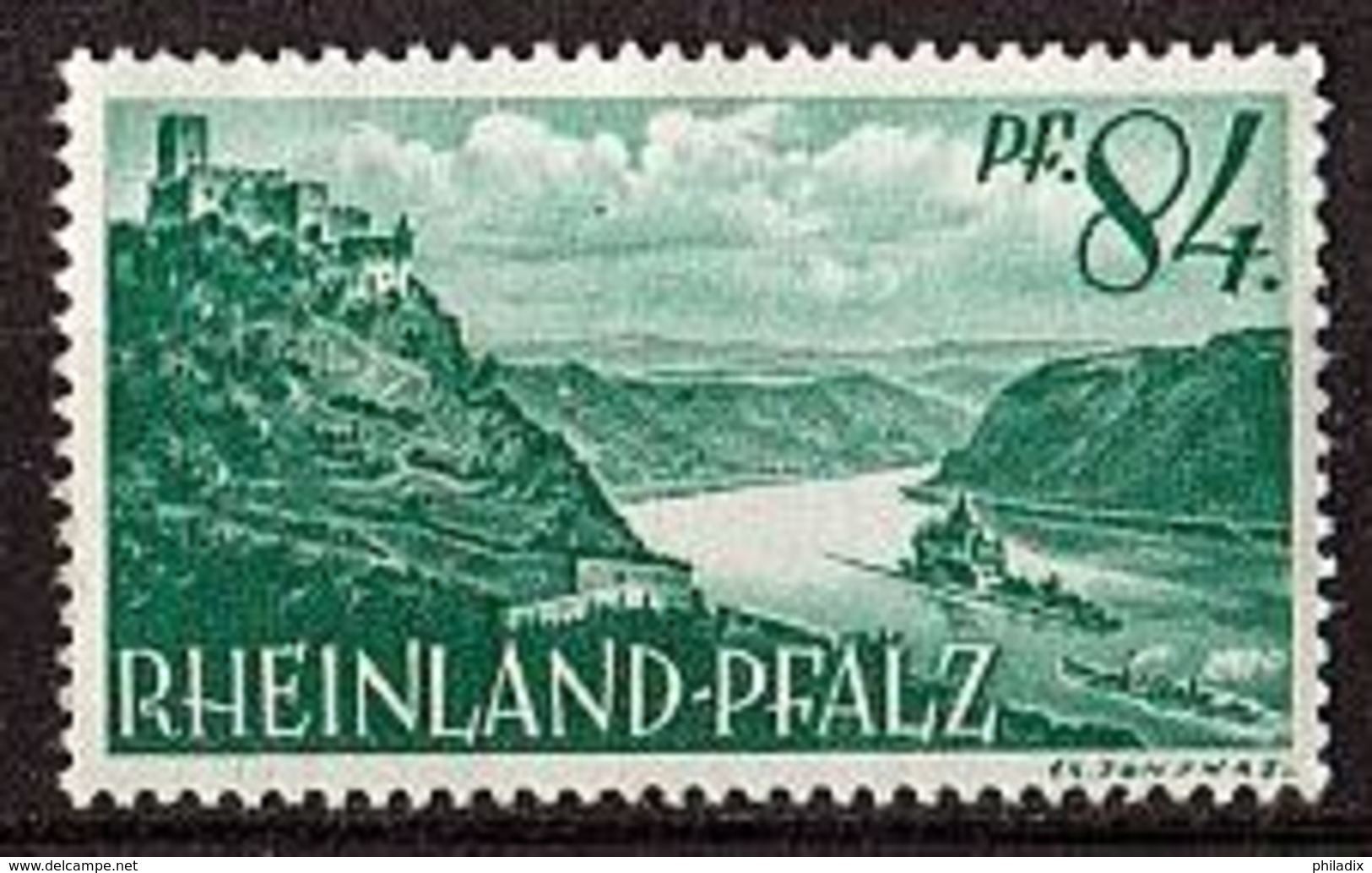 ALLIIERTE BESETZUNG FRANZÖSISCHE ZONE RHEINLAND PFALZ Mi. Nr. 14 ** (A-6-17) - Sonstige & Ohne Zuordnung