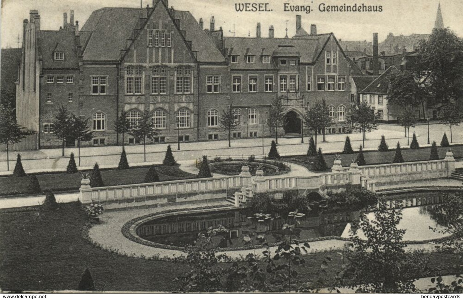 WESEL, Evang. Gemeindehaus (1913) AK - Wesel